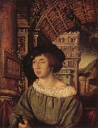 HOLBEIN, Ambrosius Portrait of a Gentleman oil painting artist